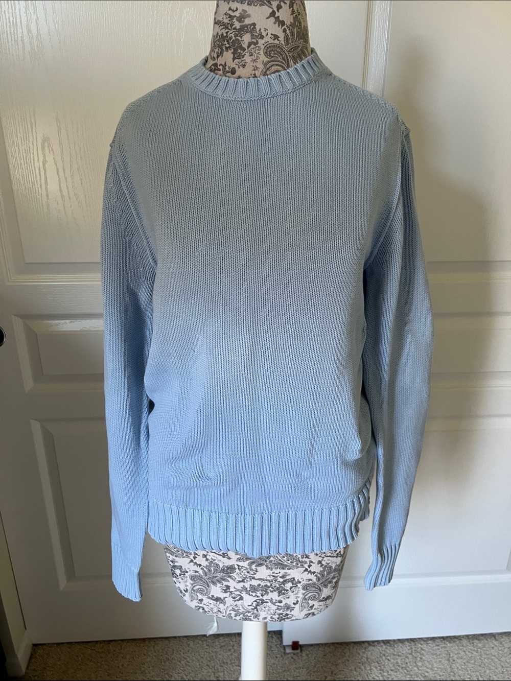 GAP Pale Blue Crewneck Sweater